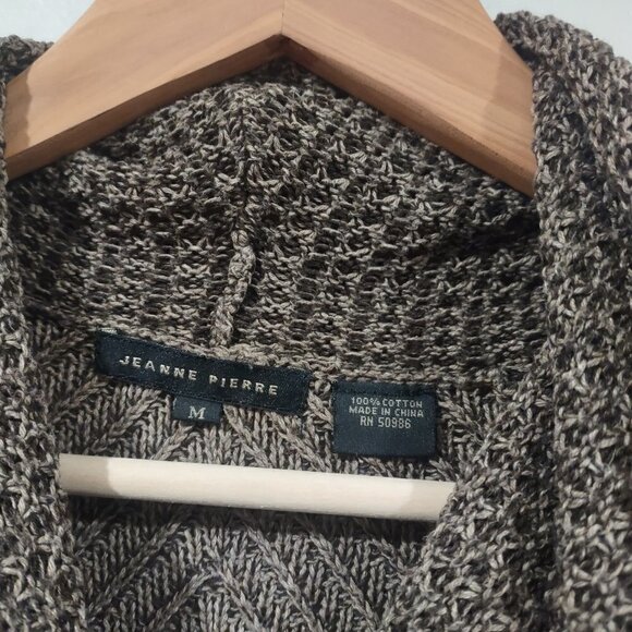 Jeanne Pierre Brown Sweater Dress/Tunic Size Medium - Picture 4 of 4